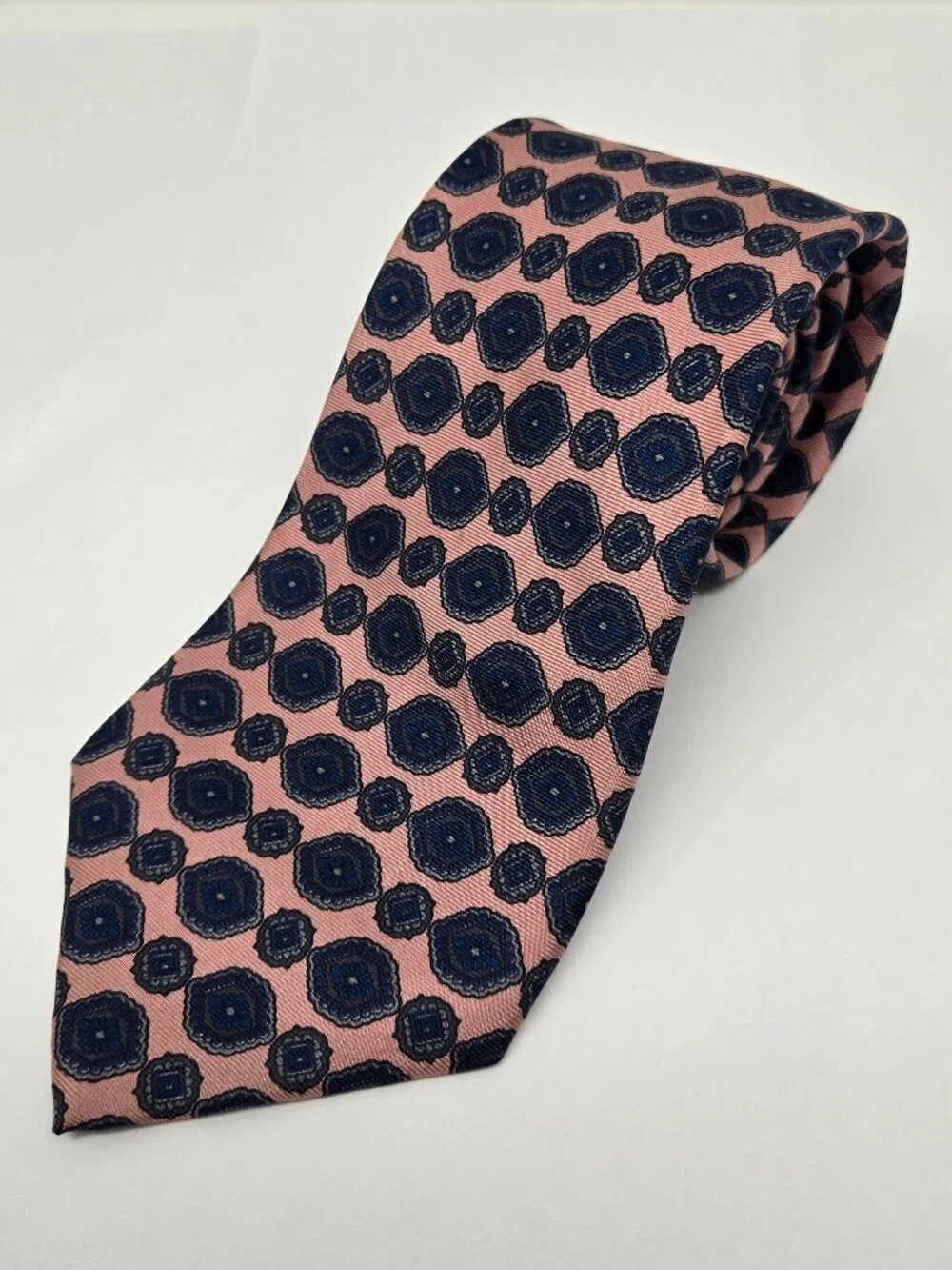 Izod Mens Tie Pink, Blue, 3.5